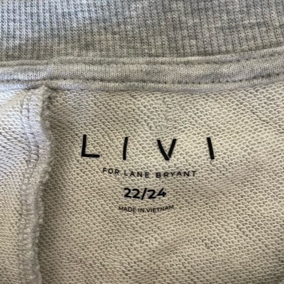 Lane Bryant Livi Heather Gray Sleeveless Sweater Top - Picture 4 of 8